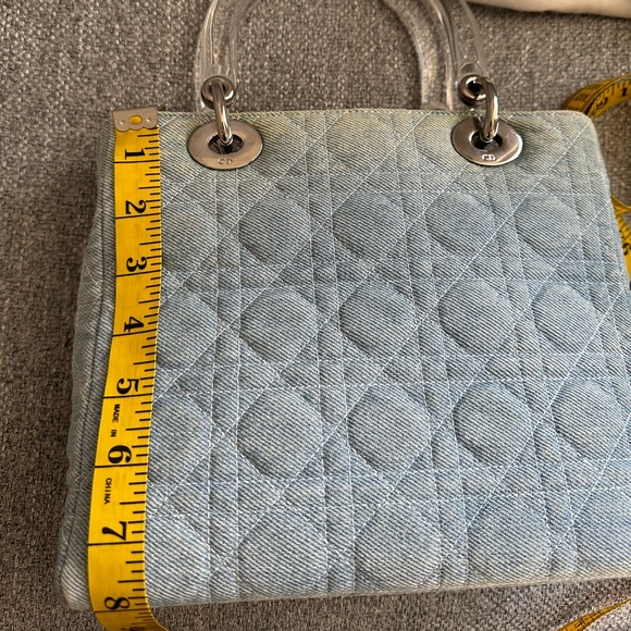 SOLD Christian Dior Lady Dior Cannage Denim Purse - Picture 15 of 15